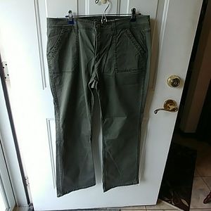 Boot Cut twill pants